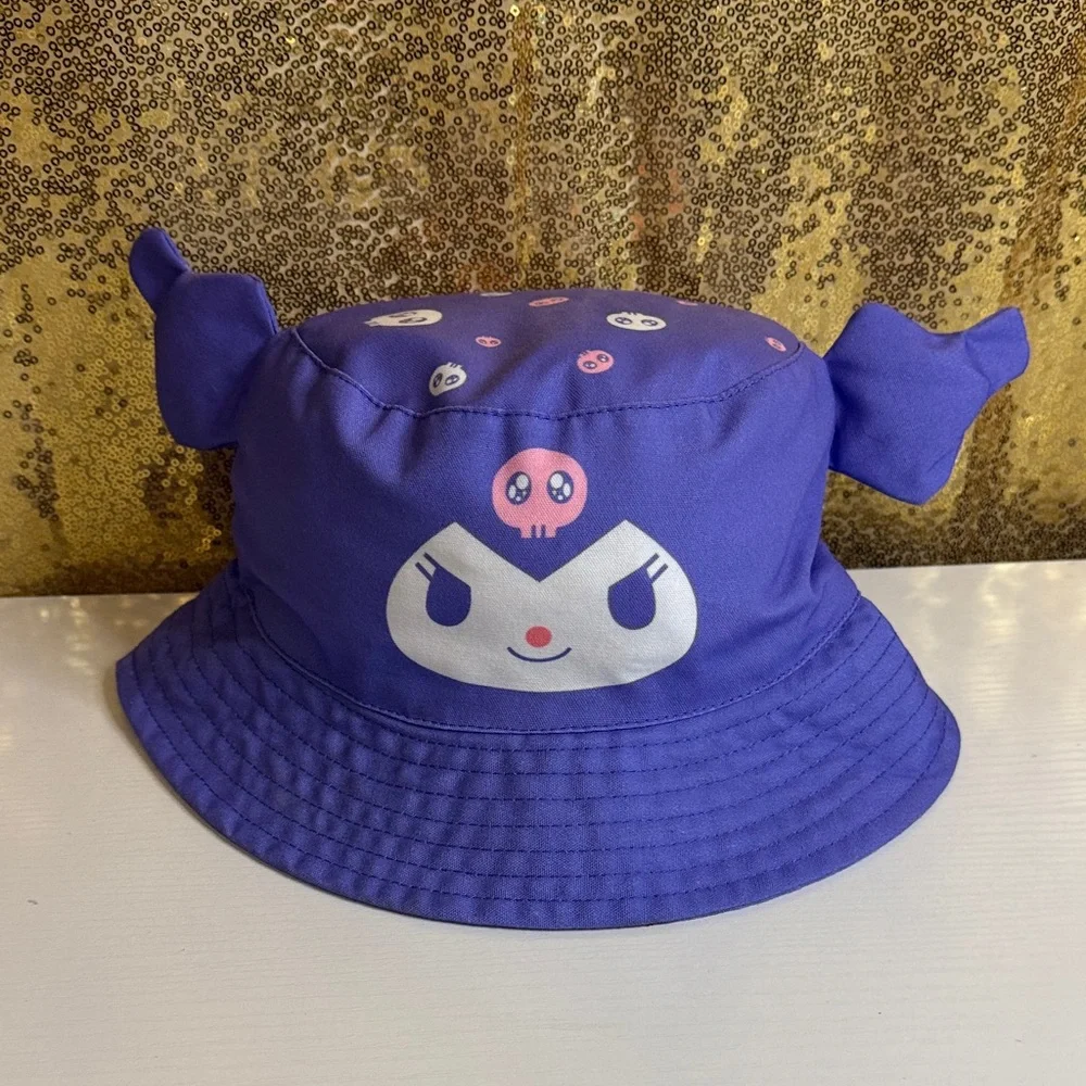 Playful Purple Character Bucket Hat